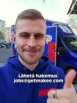 Etsitään karkkiauton kuskeja! 🚐🍬😁 jobs@getmakee.com